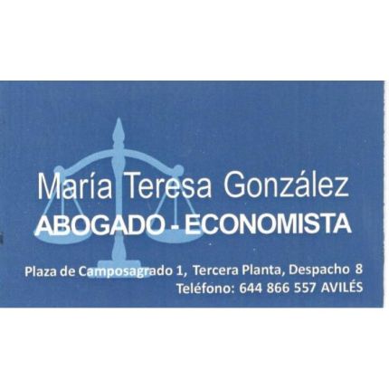 Logotipo de María Teresa González Abogados