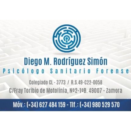 Logo van Psicólogo Diego Manuel Rodríguez Simón. Neuropsicólogo.
