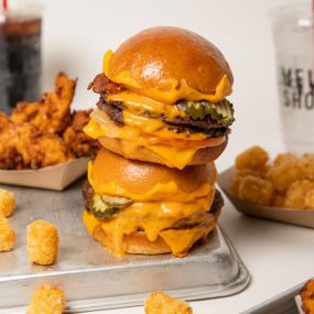 The cheesiest cheeseburgers!