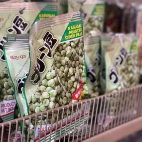 Roasted Green Peas at Hayato Japanese Goods at Seaside California