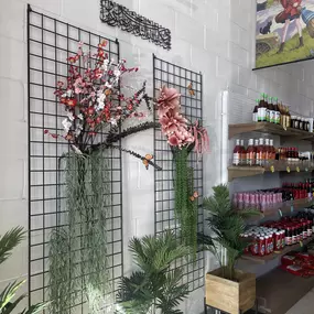 Interior of Hayato Asian Market & More at Seaside California