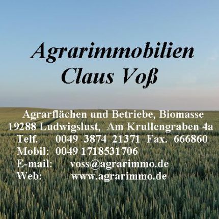 Logo von Agrarimmobilien Claus Voß