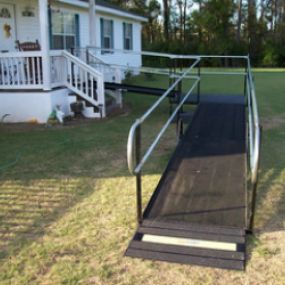 Residential wheelchair rental for a home in Macon, GA that was converted to a purchase later when the ramp was needed longer.
