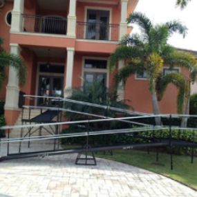 Amramp provides Wheelchair access for a home in Naples, FL.
