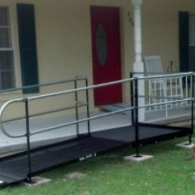 Amramp assembled this ramp for a veteran in Fort Meade, FL.