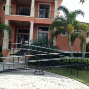 Amramp provides Wheelchair access for a home in Naples, FL.