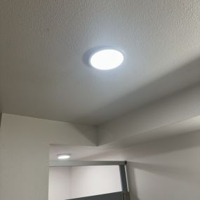 Puck light installation