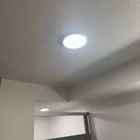 Puck light installation