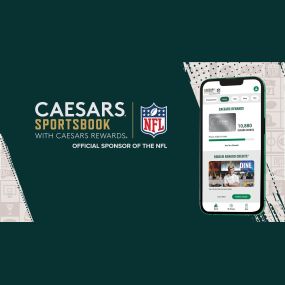 Rewards app at Caesars Sportsbook at The LINQ Hotel + Experience.