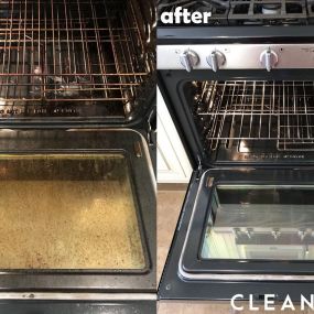 Oven Cleaning Before and After