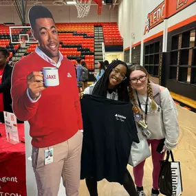 Jake was a hit at the Aledo High School in Fort Worth, TX career day. Lots of future agents in the making.