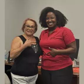 In honor of “Getting to know your customers” day meet Anita! She was (is) a customer and now works in our office! She keeps us laughing and on our toes! #worklife #officevibes