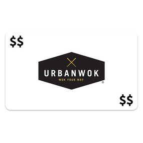 Give a gift card or get one for yourself. Any occasion is the perfect occasion for an Urban Wok Gift Card!