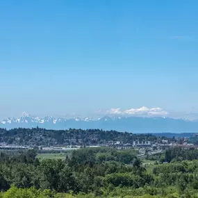 Views to west of Everett and the Olympic Mountains