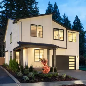 Alki home design featuring contemporary architecture