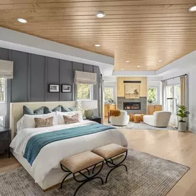 Luxurious primary bedroom suites