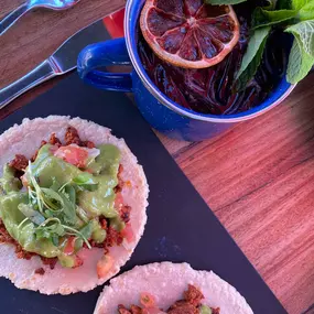 tacos and cocktail