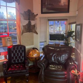 The Study Room at the Cigar Lounge in Lexington, Virginia