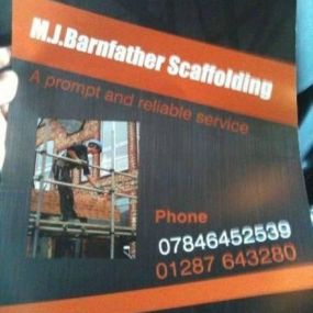 Bild von M J Barnfather Scaffolding Services