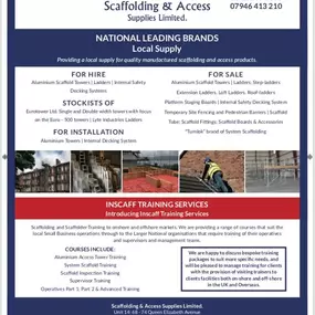Bild von Scaffolding & Access Supplies Ltd