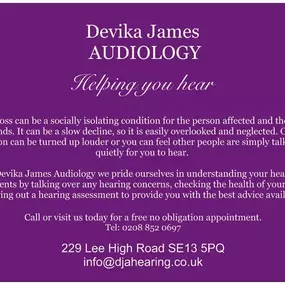 Bild von Devika James Audiology Ltd