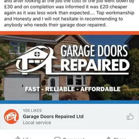 Bild von Garage Doors Repaired Installations Ltd