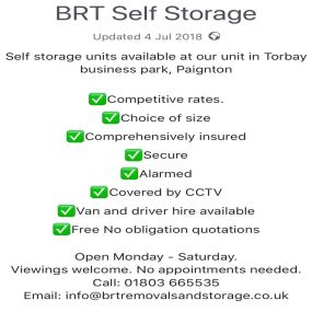 Bild von B R T Removals & Storage