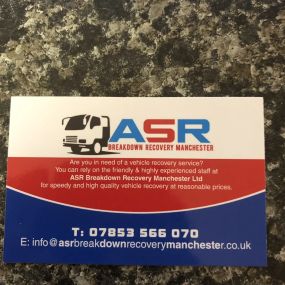 Bild von ASR Breakdown Recovery Manchester Ltd