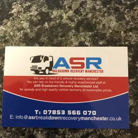 Bild von ASR Breakdown Recovery Manchester Ltd