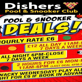 Bild von Dishers Pool & Snooker Club