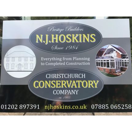 Logo fra NJ Hoskins and Christchurch Conservatory Co