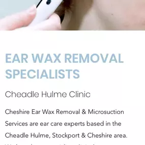 Bild von Cheshire Ear Wax Removal & Microsuction Services
