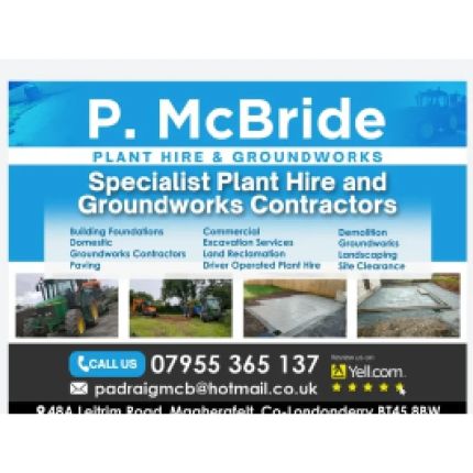 Logo fra P. McBride Plant Hire & Groundwork