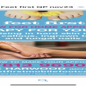 Bild von Feetfirst Mobile Footcare Practitioner