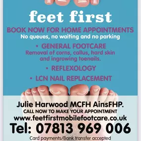 Bild von Feetfirst Mobile Footcare Practitioner