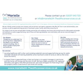 Bild von Marielle 24-7 Healthcare Services Ltd