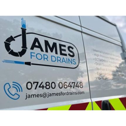 Logo fra James for Drains Ltd