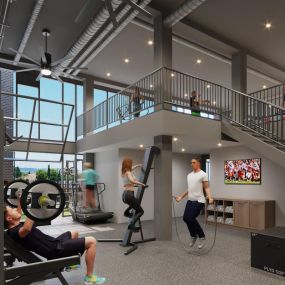 Fitness Center w/ Outdoor Fitness Plaza