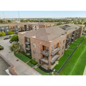 Arial View of Skyline Farmers Market Apartments