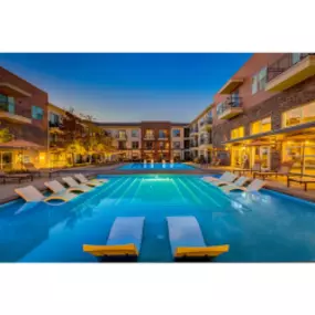 Resort Style pool courtyard with Sun Deck