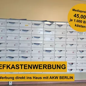 Flyer in Briefkasten verteilen Berlin