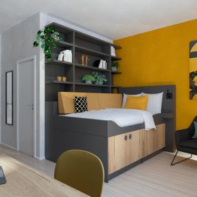 Einzelzimmer oder Doppelzimmer im @HOME Studentenwohnheim Salzburg