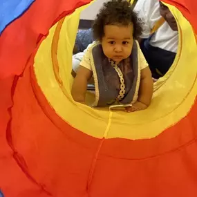 Adventures await! Crawling through tunnels builds coordination, strength, and confidence — all while having fun.