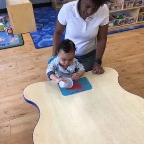 Exploring the world, one tiny discovery at a time — sensory play supports early development and curiosity.