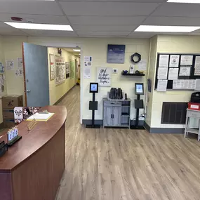 The heart of our school’s operations, the front office is a warm and welcoming space where parents, guardians, and staff connect. It’s where the journey of each child’s day begins and ends, ensuring smooth communication and a safe, organized environment.