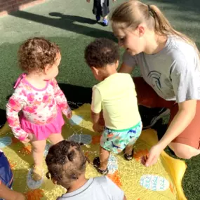 Splish, splash, summer fun! Water play helps kids cool off while supporting sensory development and movement.