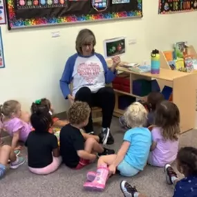 Every book is a new adventure — storytime builds listening skills, imagination, and a love for reading.