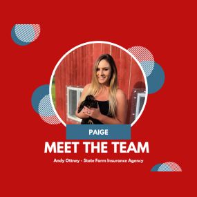 Meet our Agents: Paige Heuerman
Paige’s hometown is Vista, California. She has worked for State Farm since 2017 but with Andy Ottney’s branch since 2019. She lives in a rural part of town but loves coming to Columbus to experience the plethora of food options- specifically Flyer’s pizza, yumm!
To Paige, being a good neighbor means looking out for her customers and protecting them the best way she can whether that is with the policy she has in place or the customer service she provides.
Her numbe