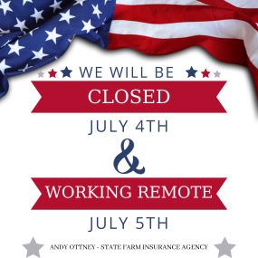 Our office will be closed July 4th and 5th in observance of Independence Day. Our team will be working remotely on July 5th so please call us if you need assistance. 
Happy Independence Day!
