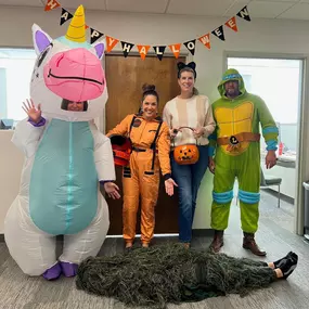 Happy Halloween from Jessey Lile State Farm! ????Thanks to Christina for bringing all of her kids old costumes for us!????